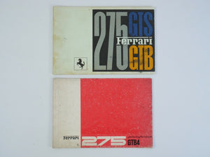 Ferrari 275 gtb/4 manual pouch
