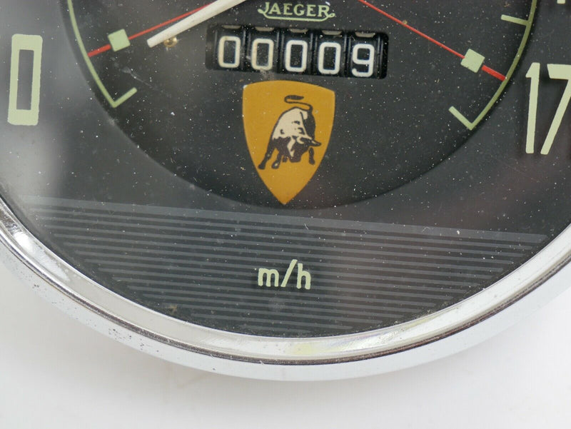 1964-68 Lamborghini 350 GT 400 GT NOS Jaeger Speedometer MPH