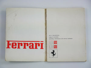 1965 Ferrari 275 GTB Handbook & Warranty Card *07789* The Beatles