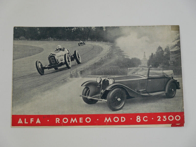 Alfa Romeo 8C 2300 Brochure