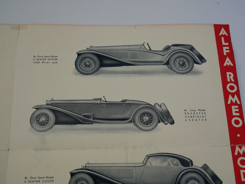 Alfa Romeo 8C 2300 Brochure