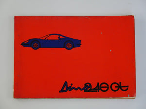 1973 Ferrari 246 Dino Owner's Manual Pouch 