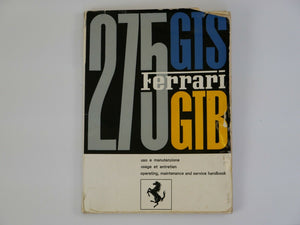 Ferrari 275 Owner's Manual