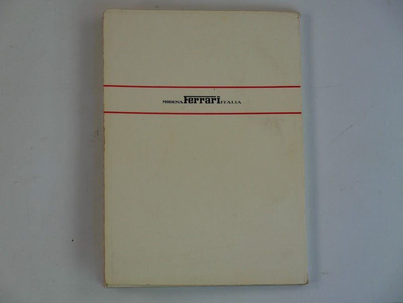 1973 Ferrari 365 GTB/4 Daytona Complete Manual Pouch Set Handbook Voxson