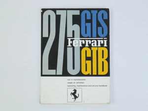 Ferrari 275 gtb/4 manual pouch