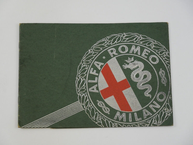 1934 Alfa Romeo 6C 2300 Brochure