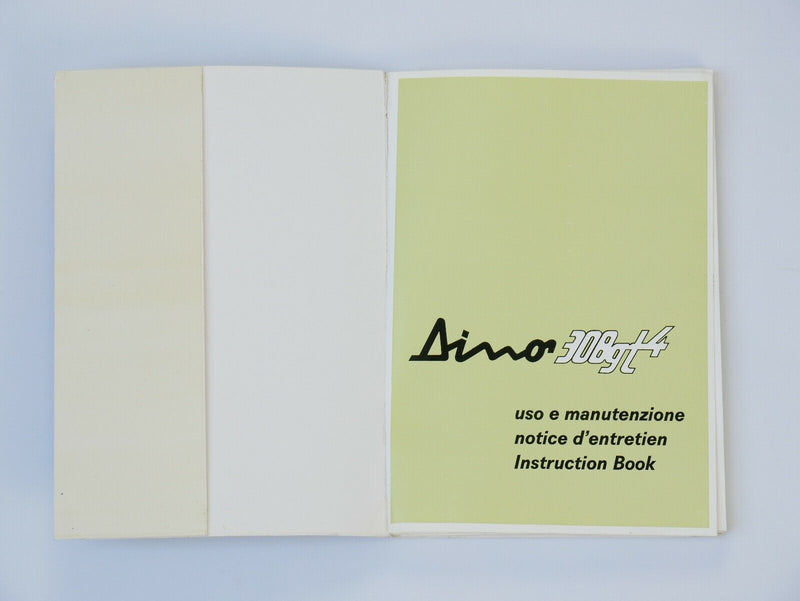 Ferrari 308 GT4 Dino Owner's Manual