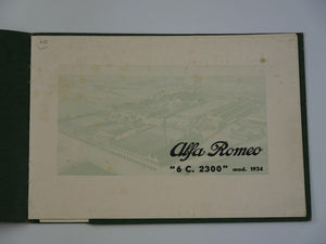 1934 Alfa Romeo 6C 2300 Brochure