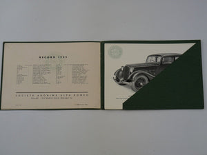 1934 Alfa Romeo 6C 2300 Brochure