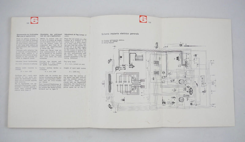 Ferrari 275 GTB/4 Owner's Manual Pouch Wallet Handbook
