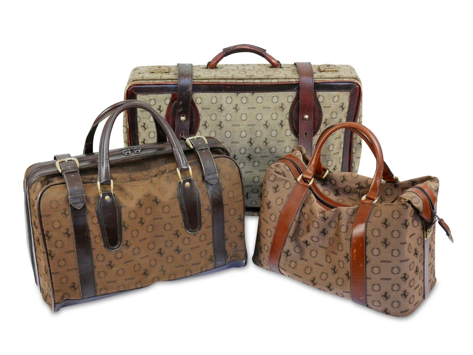 Vintage ferrari luggage discount