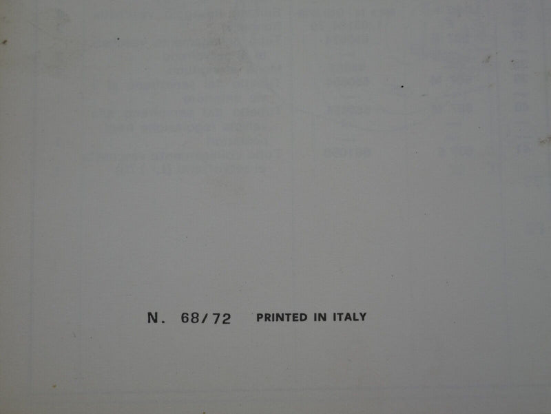  Ferrari 246 Dino Owner's Handbook & Spare Parts Manual
