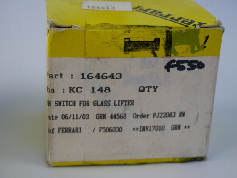 Ferrari window switch 164642 and 164643. 