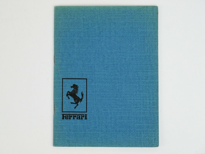 1970 Ferrari Dealer Directory