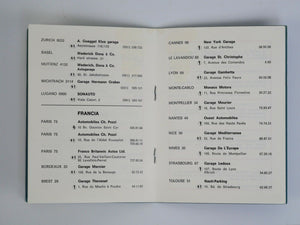 1970 Ferrari Dealer Directory