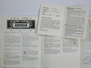 1976-81 Ferrari 512 BB Complete Manual Pouch Set