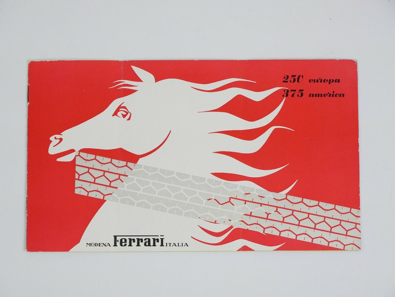  Ferrari 250 Europa 375 MM Sales Brochure