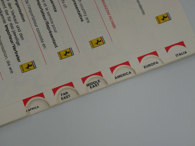 1986 Ferrari 328 Manual Pouch Set