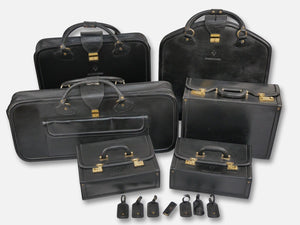 Ferrari Testarossa Schedoni Black Luggage Set