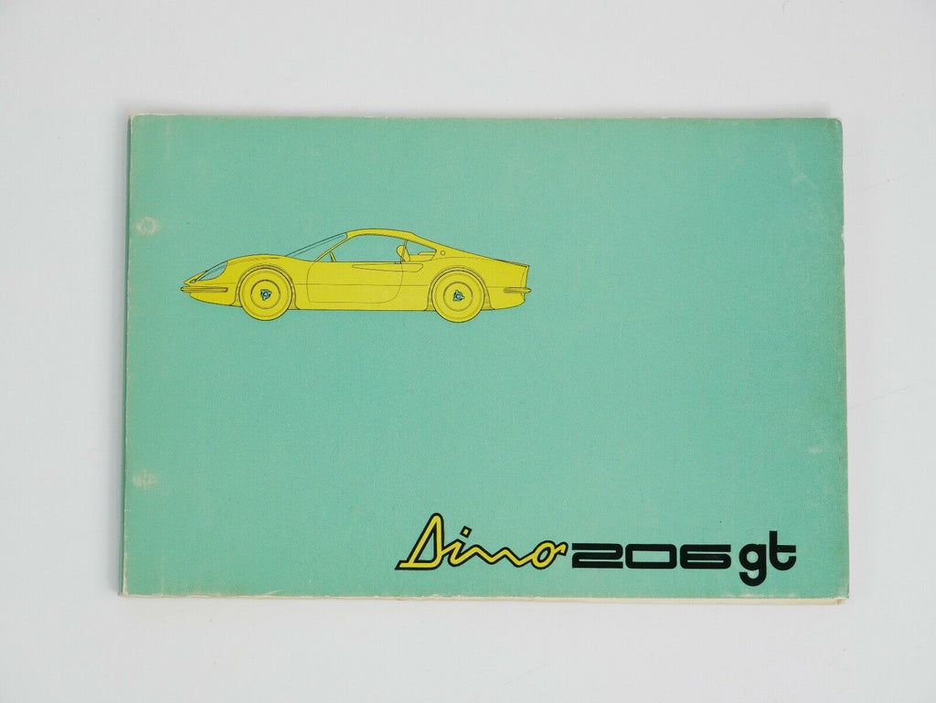 Ferrari 206 Dino Spare Parts Manual