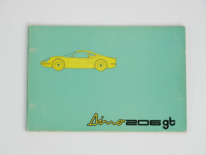 Ferrari 206 Dino Spare Parts Manual