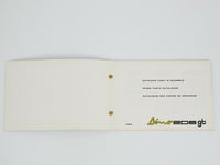 Ferrari 206 Dino Spare Parts Manual