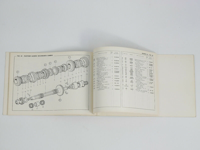 Ferrari 206 Dino Spare Parts Manual