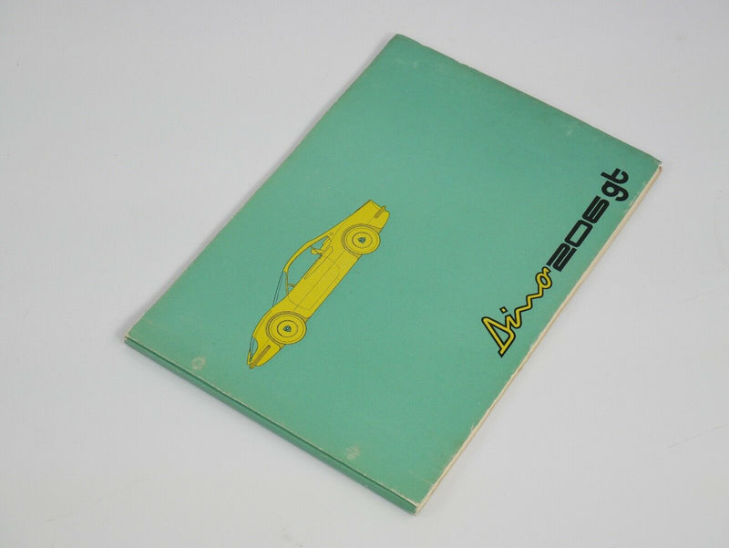 Ferrari 206 Dino Spare Parts Manual