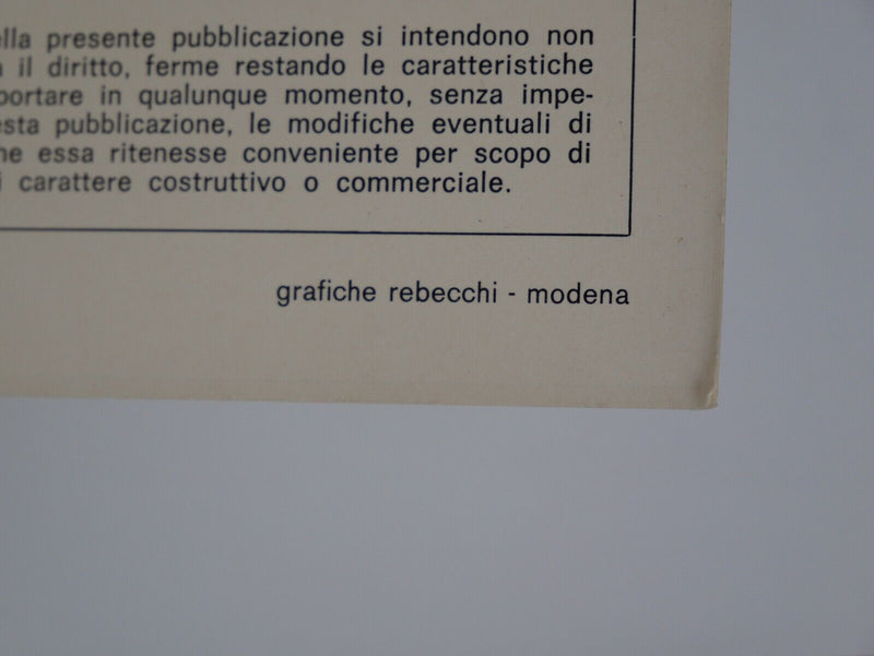 Ferrari 308 GTB GTS Owner's Manual North American Version