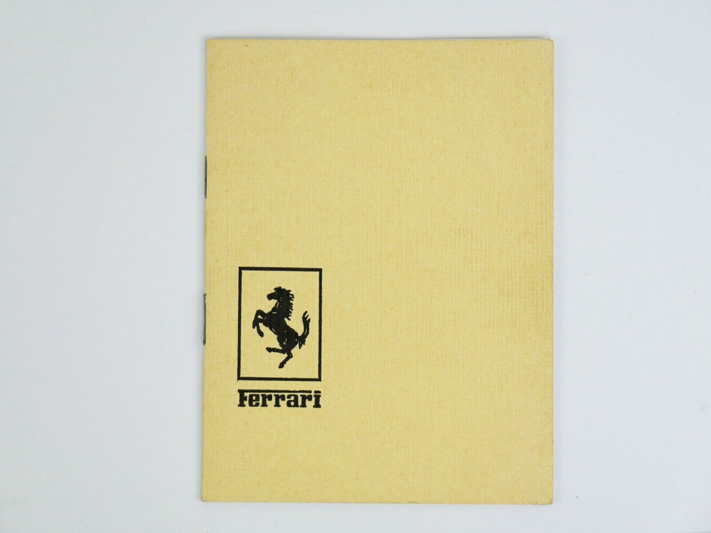 1971 Ferrari Dealer Directory 