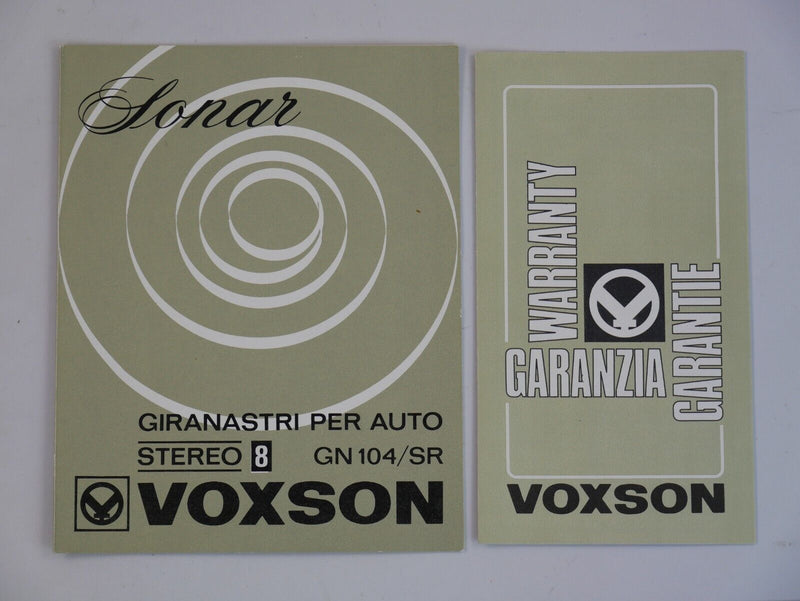 1973 Ferrari 365 GTB/4 Daytona Complete Manual Pouch Set Handbook Voxson