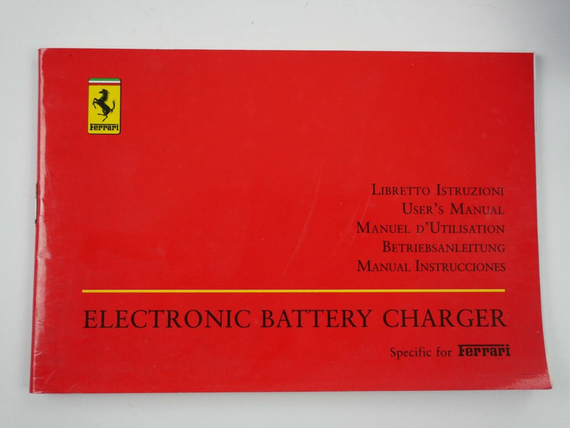 Ferrari battery charger instructions