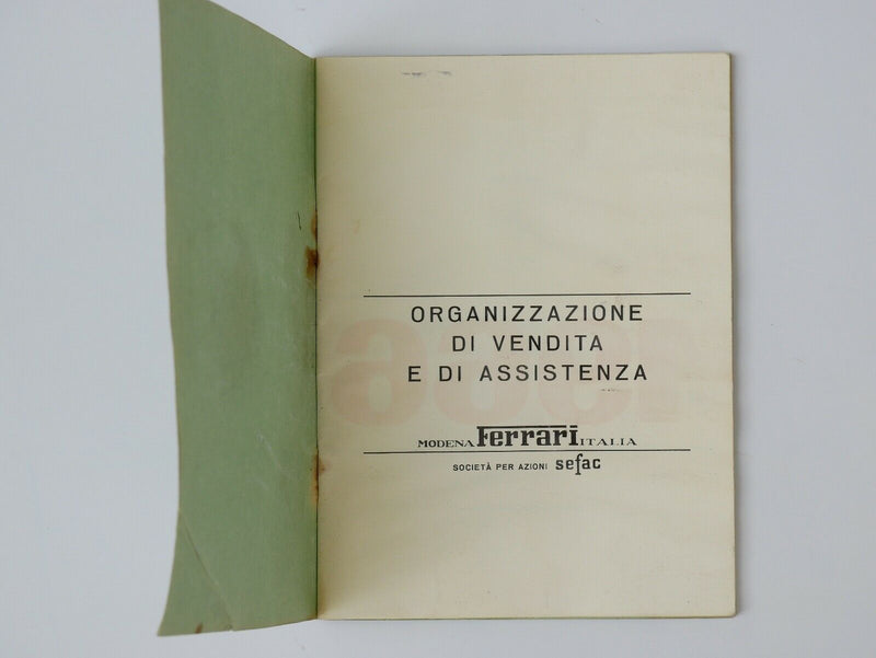 1966 Ferrari dealer directory