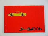 1971 Ferrari 246 Dino Manual Pouch