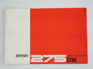 Ferrari 275 GTB/4 Spare Parts Manual