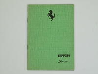 1972 Ferrari Dealer Directory