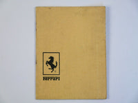 1971 Ferrari 246 Dino Manual Pouch