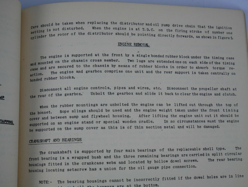 Aston Martin DB3S Owner's Handbook Manual