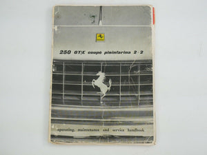 Ferrari 250 owner's handbook