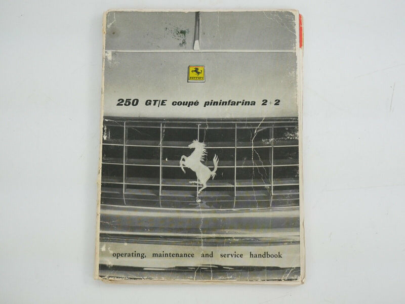 Ferrari 250 owner's handbook