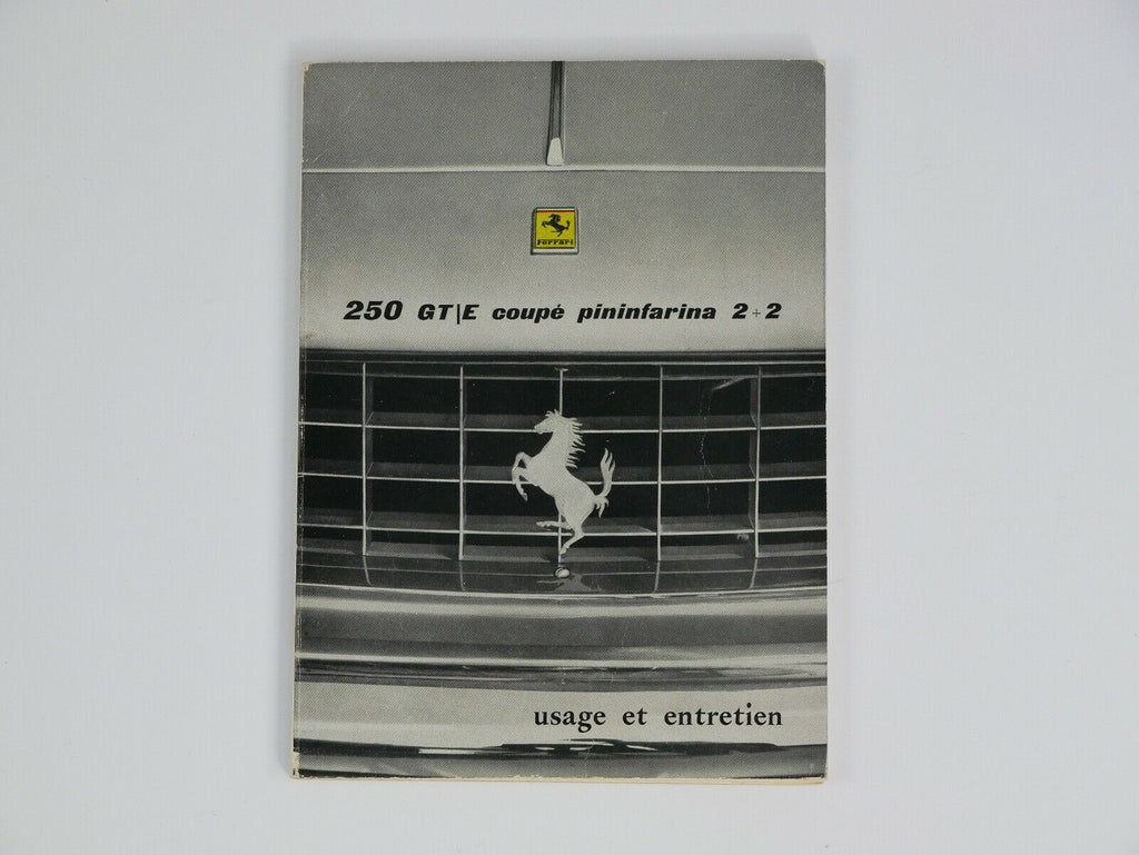 Ferrari 250 GT Owner's Manual Handbook