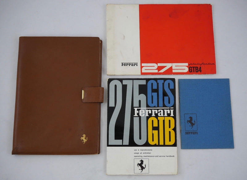 Ferrari 275 GTB/4 Owner's Manual Pouch Wallet Handbook