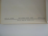 Ferrari 250 GT Owner's Manual Handbook