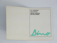 Ferrari 246 Dino L Series Owner's Manual Handbook