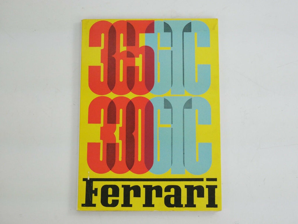 Ferrari 330 365 GTC GTS Owner's Manual