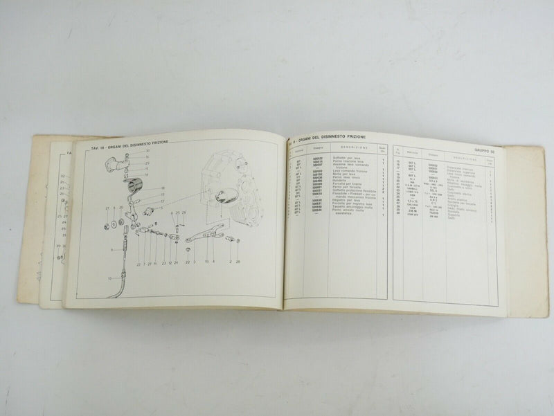 1970-72 Ferrari 246 Dino Spare Parts Manual