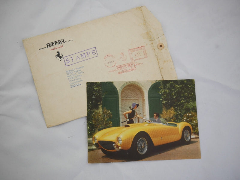1956 Ferrari 375 MM 410 Superamerica Brochure with Envelope