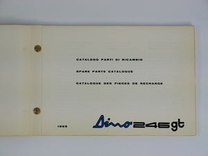 Ferrari 246 Dino L Series Spare Parts Manual