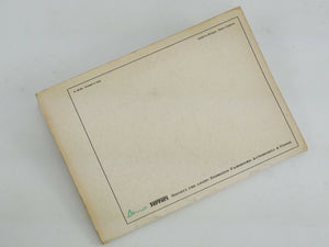 1968-69 Ferrari 206 Dino 246 Owner's Manual Handbook