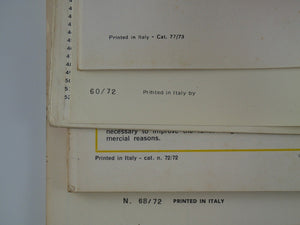 1973 Ferrari 246 Dino Owner's Manual Pouch 
